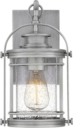 Quintiesse BOOKER S QN-BOOKER-S-IA - Aplică de perete pentru exterior, 1xE27/60W/230V IP44, crom mat