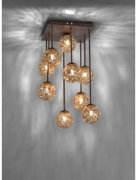 Paul Neuhaus 6238-48 - Plafonieră GRETA 9xG9/40W/230V