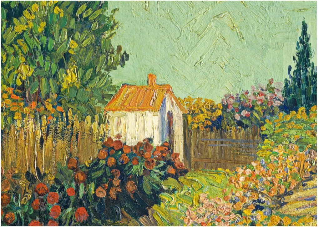 Tablou - Imitator of Vincent van Gogh, Landscape, reproducere (70x50 cm)