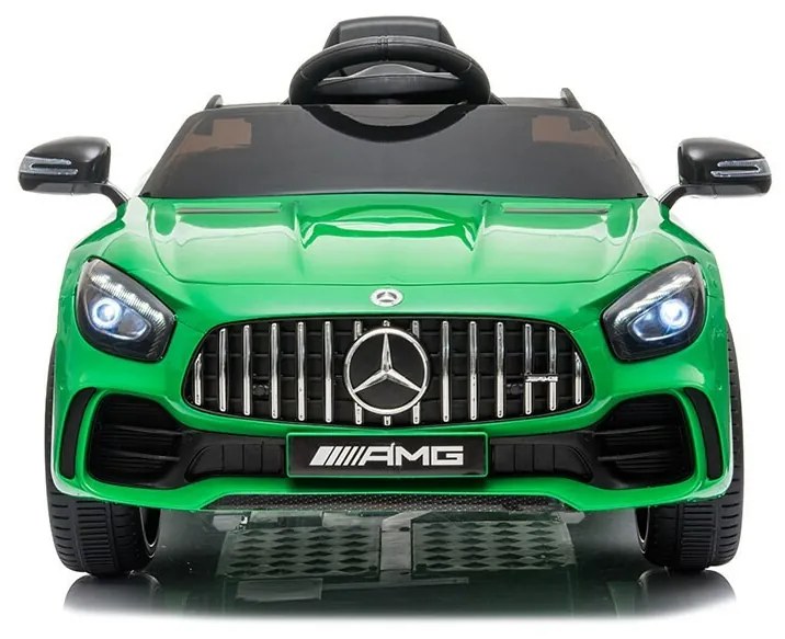 Mașină electrică Baby Mix Mercedes-Benz GTR-SAMG, verde