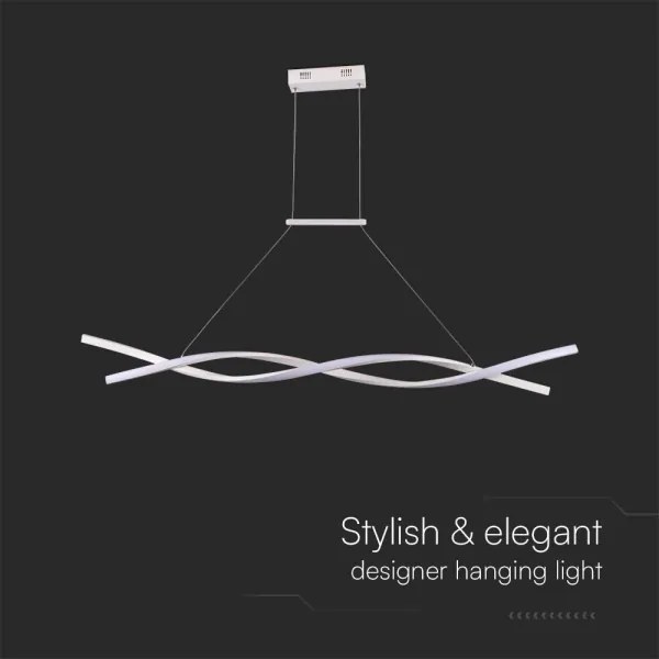 Lustră LED pe cablu LED/30W/230V 4000K alb