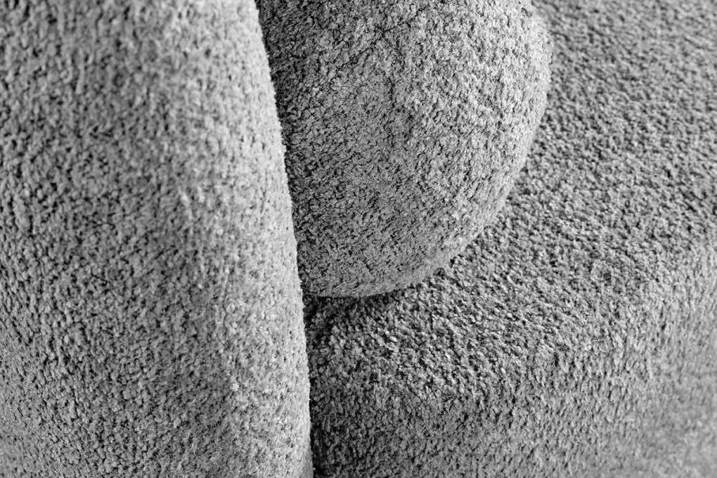 Canapea moderna, Tesatura Boucle, Gri, ART DECO 200cm, A-44508 VC