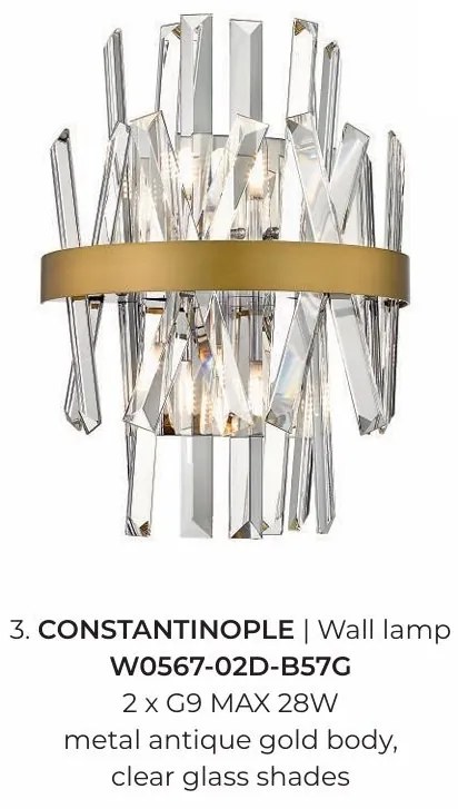 Aplica de perete design deosebit CONSTANTINOPLE