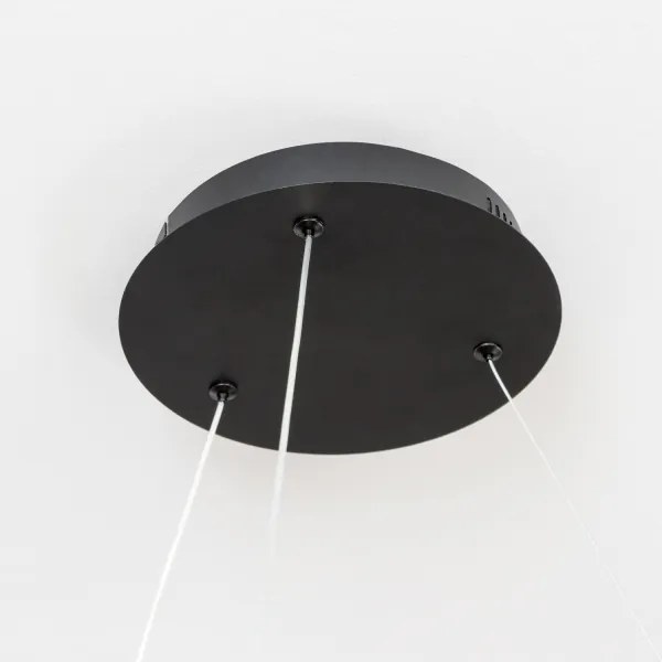 Brilagi - Lustră LED reglabilă pe cablu FALCON II LED/99W/230V Ø 60 cm neagră + telecomandă