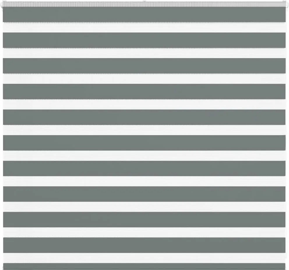 vidaXL Jaluzea tip zebra gri închis lățime țesătură 155,9 cm poliester