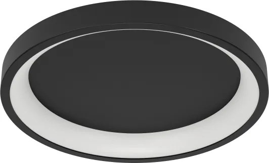 Eglo 901909 - LORETELLO‑Z Plafonieră LED RGBW dimabilă, 19,6 W, 230 V, Ø 35 cm, negru
