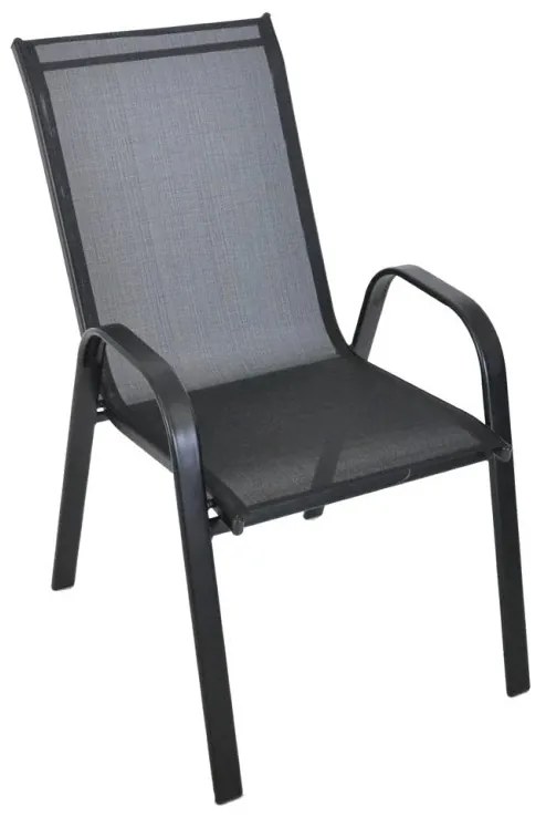 Set 2 bucati scaune de gradina TAVERNO negru