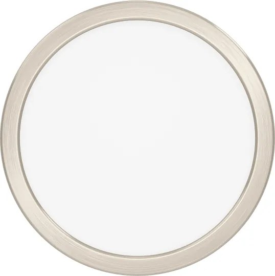 Eglo 901381 - Plafonieră LED FUEVA-Z RGBW dimabilă, sticlă fumurie, LED/11,2W/230V 21,1cm IP44 crom