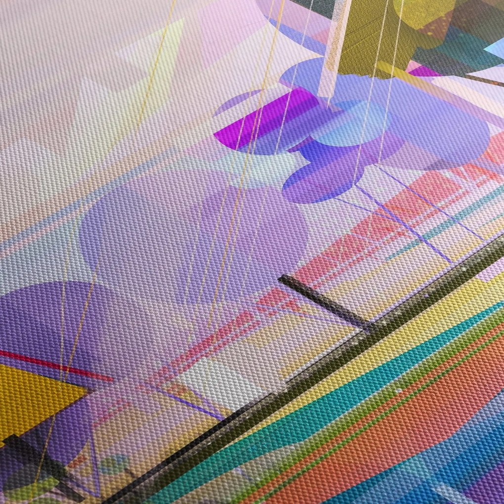 Tablou - Peisaj, abstracție (120x50 cm)