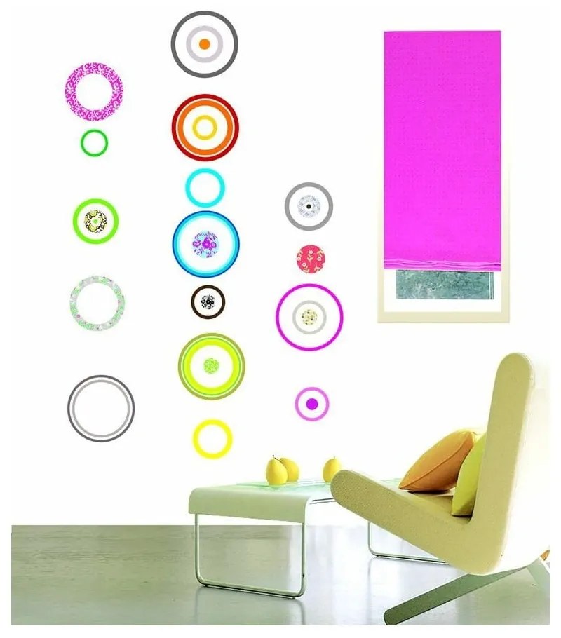 Set autocolante Ambiance Colorful Bubbles