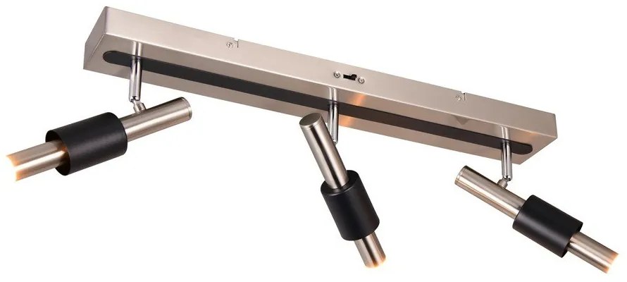 Spot negru-argintiu LED 20,5x63 cm Ikaris – Trio Select