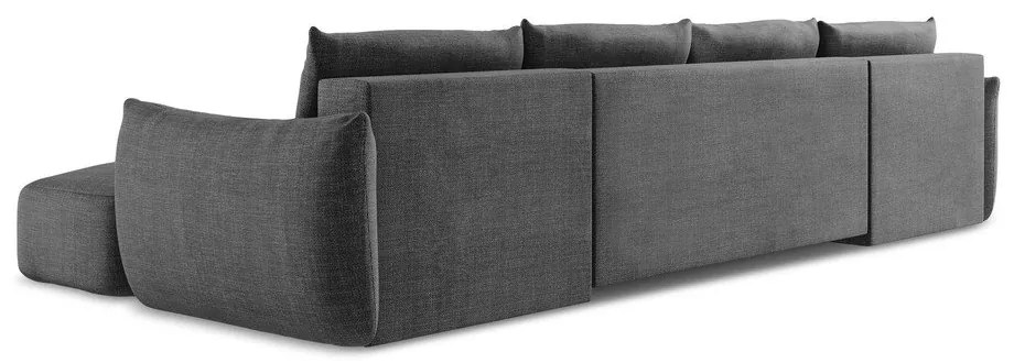 Colțar gri închis extensibil (în formă de "U") Leila – Makamii