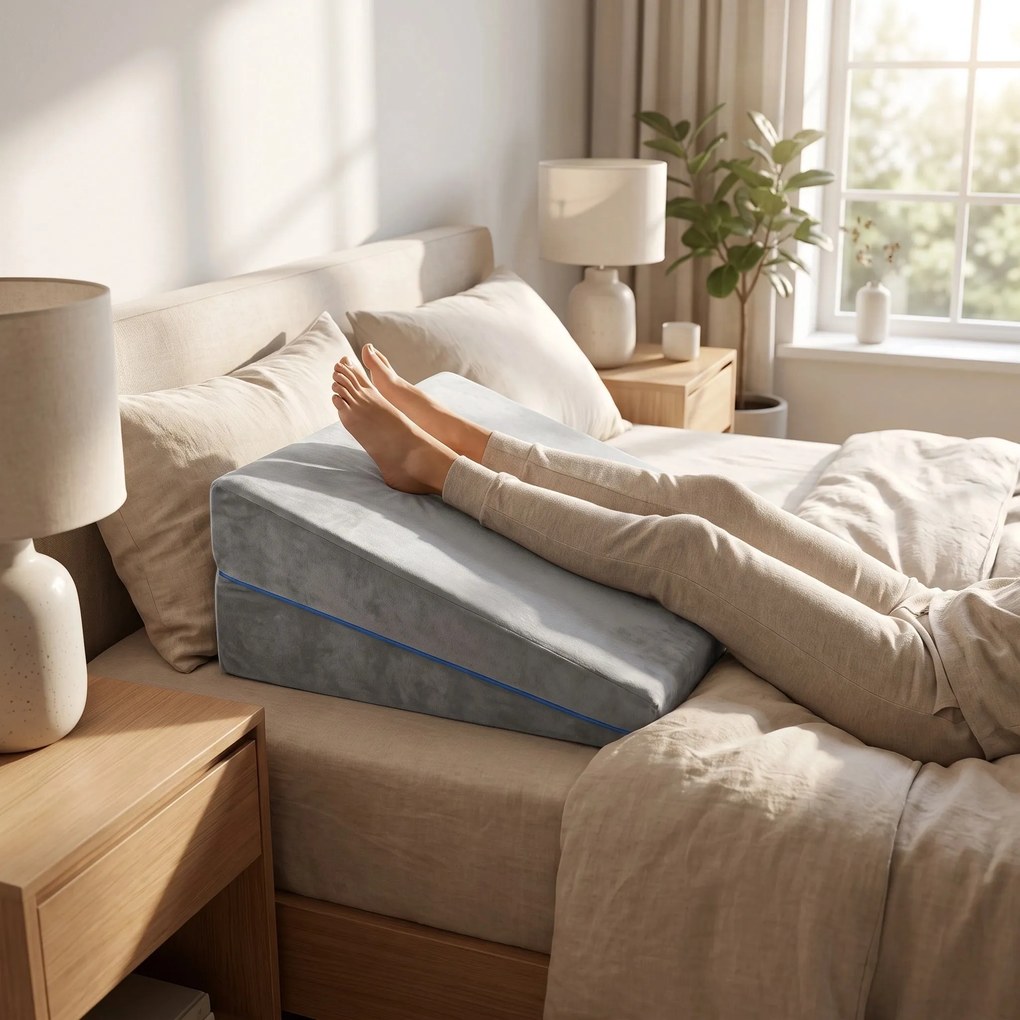 RESIGILAT Perna suport 3-in-1 reglabila 11/19/30 cm, memory foam, anti-reflux/anti-sforait