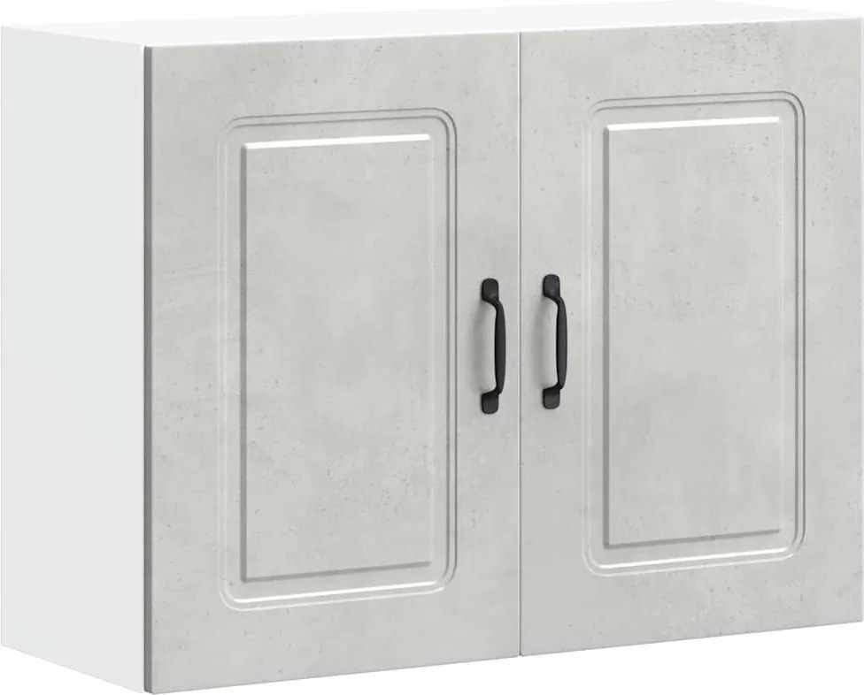 vidaXL Dulap de bucătărie „Kalmar” Lemn prelucrat gri beton