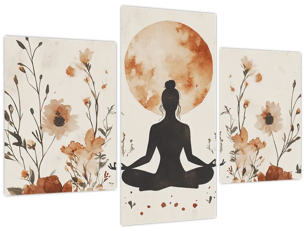 Tablou - Yoga Portocalie (90x60 cm)