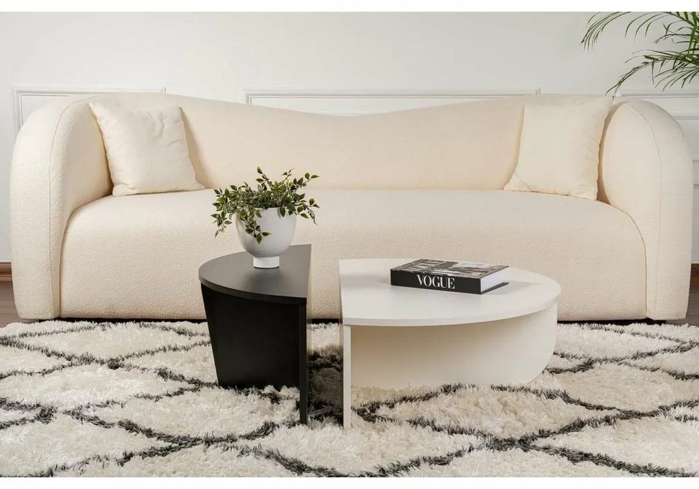 Măsuță de cafea Orion White and Black