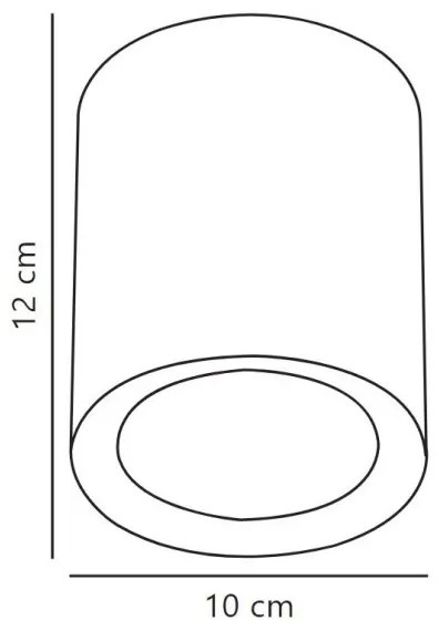Nordlux - Spot LED FALLON LONG LED/5,5W/230V negru