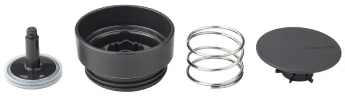 Termo pahar Brabantia Make&Take 1008493, 360 ml, Fara BPA, Gri inchis