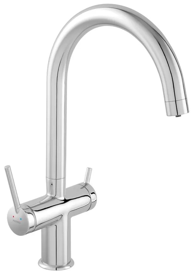 Baterie bucatarie Ferro Filtrata compatibila cu sistem filtrare finisaj crom lucios