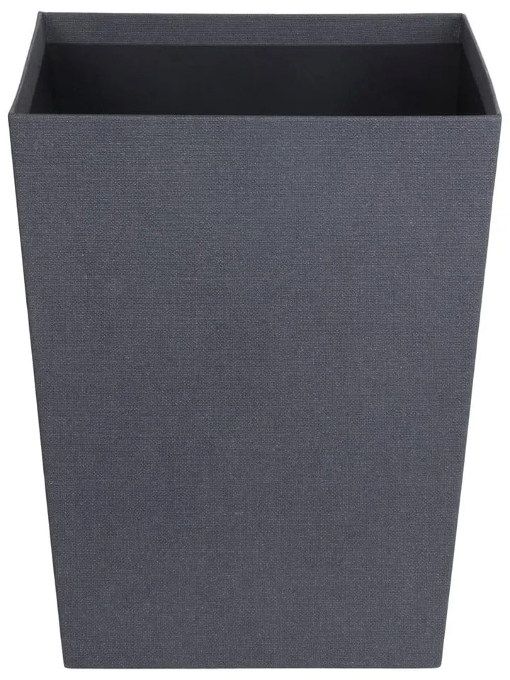 Coș de gunoi negru pentru birou Sofia Canvas Paper Laminate – Bigso