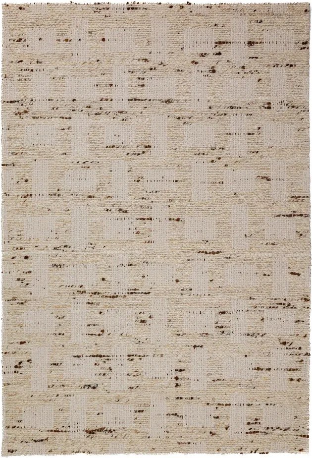 Covor în culoare naturală țesut manual din amestesc de lână 140x200 cm Rova Blend – Flair Rugs