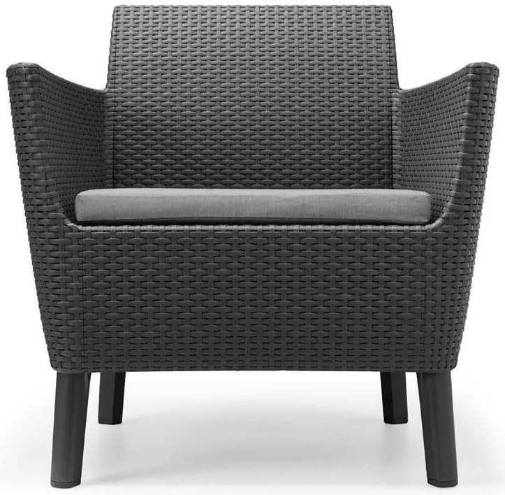 Set de mobilier de grădină SALEMO 2 grafit