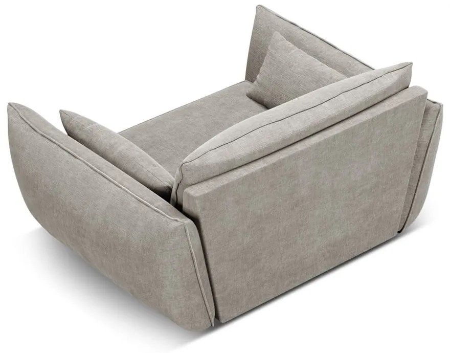 Fotoliu gri deschis Vanda – Mazzini Sofas