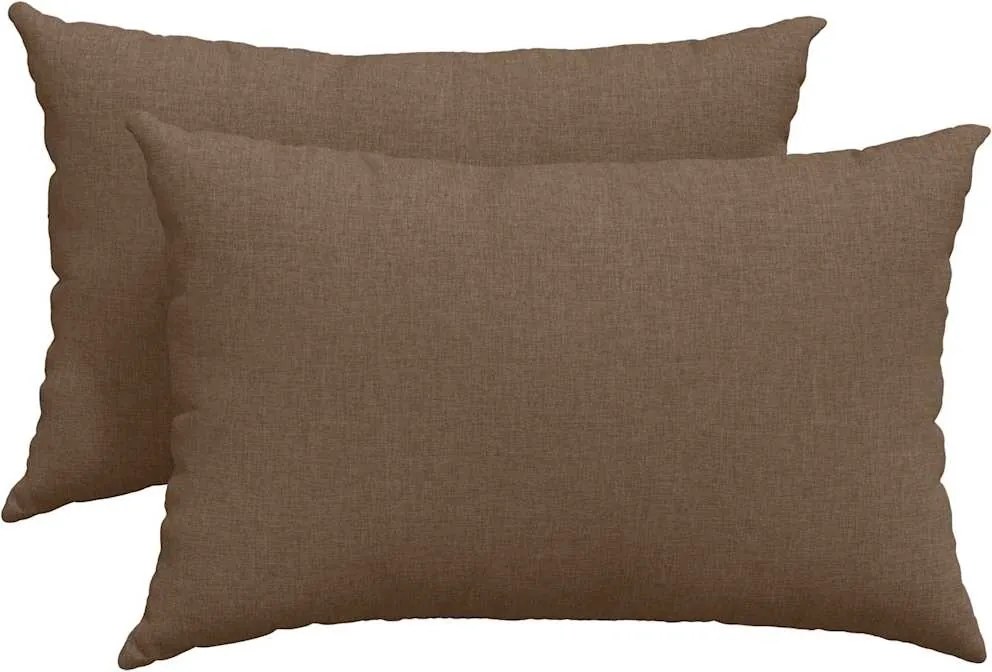 vidaXL Perne pentru canapea 2 pcs Maro 60 x 40 cm țesătură