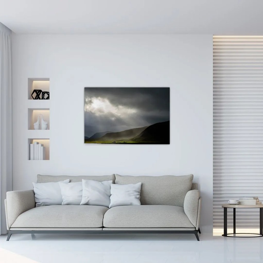Tablou cu furtuna în apropiere (90x60 cm)