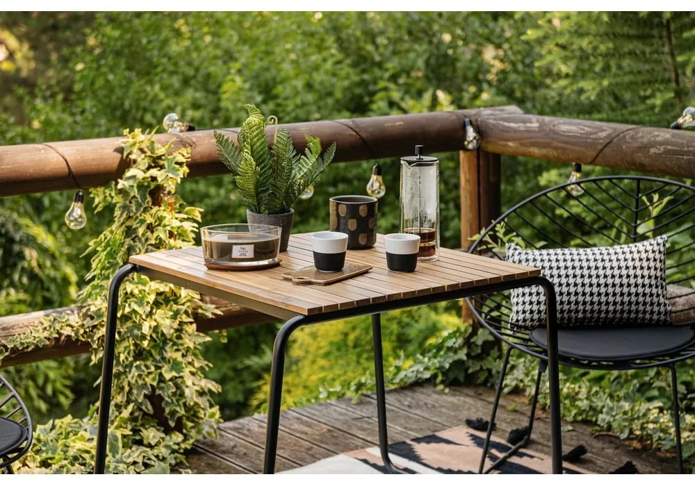 Set 2 fotolii de grădină Bonami Selection Coco, negru