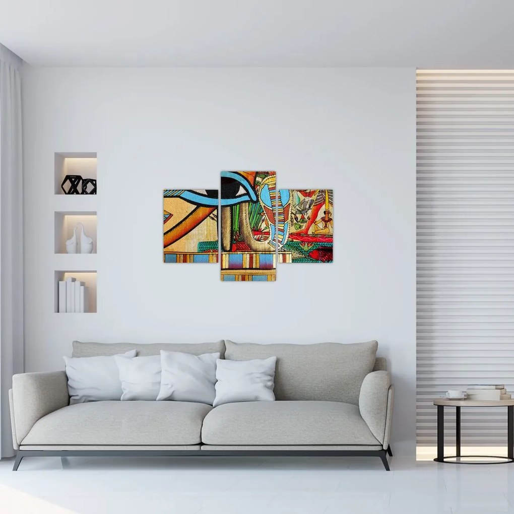 Tablou- Pictură egipteană (90x60 cm)