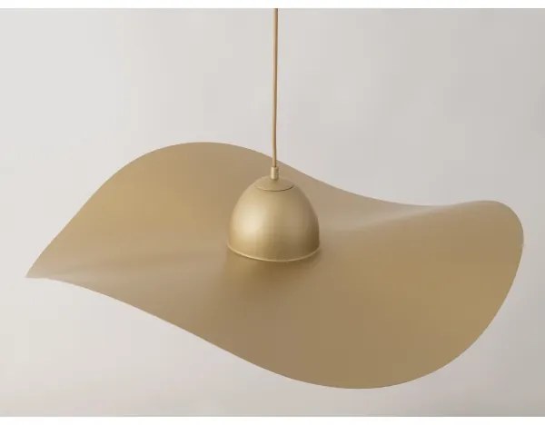 Lustră pe cablu KAPELLO 1xE27/60W/230V d. 76 cm aurie