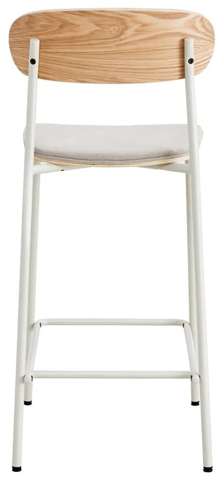 Scaune de bar bej/în culoare naturală 2 buc. (înălțime șezut 66 cm) Adriana – Marckeric
