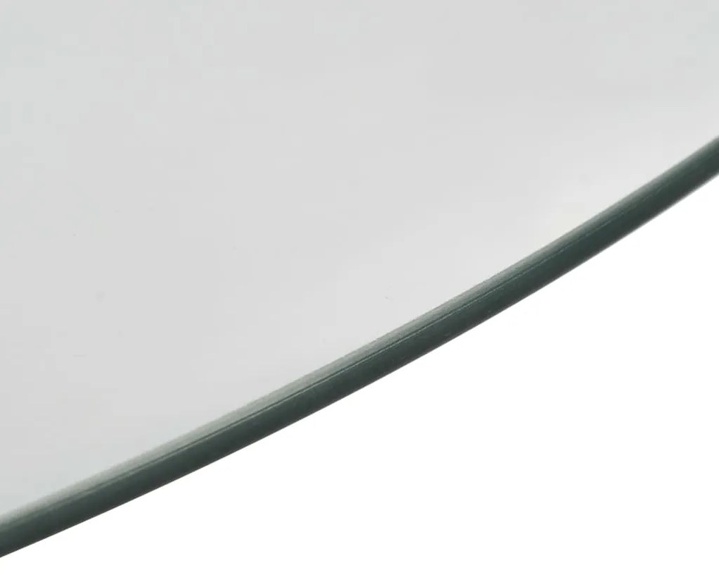 Platou servire rotativ transparent, 60 cm, sticla securizata