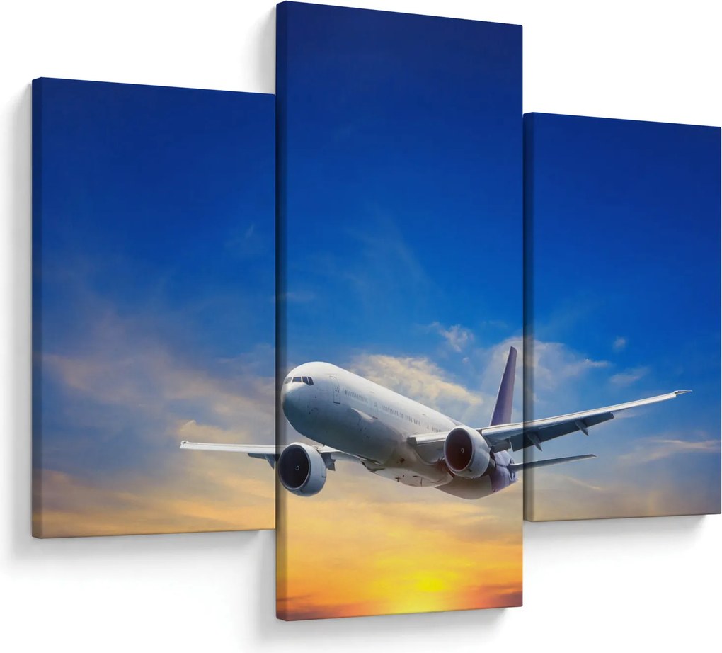 Tablou cu avion (90x60 cm)