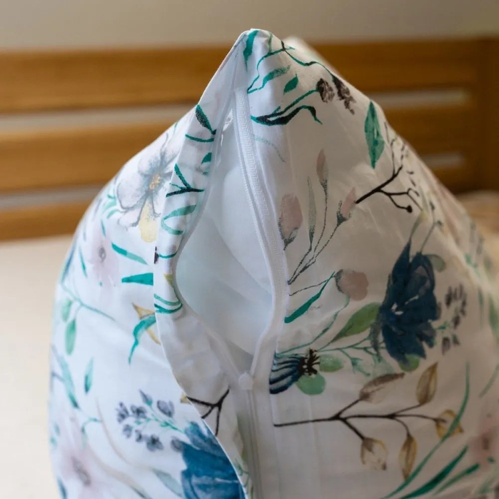 Lenjerie de pat din bumbac PĂJIȘTE ÎNFLORITĂ