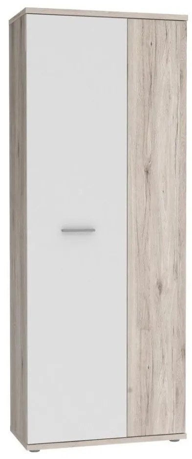 Comodă/pantofar SIMO alb/taupe