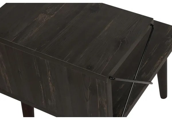 Noptieră CROSS 55x50 cm maro