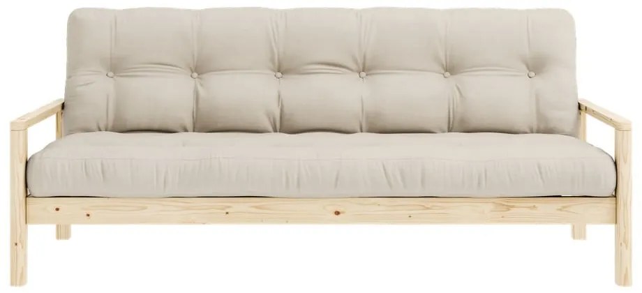 Canapea bej extensibilă 205 cm Knob – Karup Design