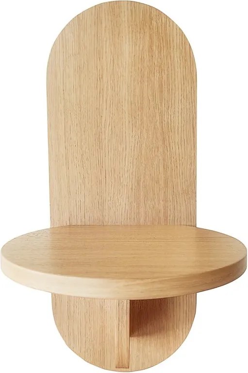 Raft în culoare naturală cu aspect de lemn de stejar Soft – Woodman