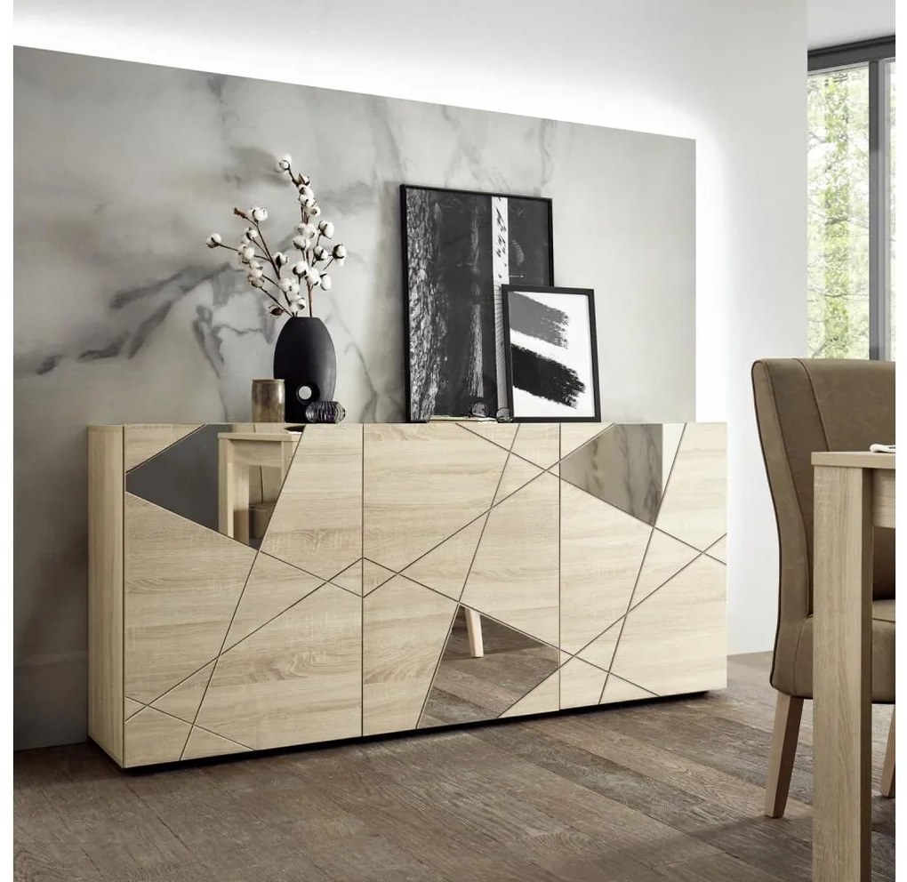 Comodă TAVRI, stejar sonoma