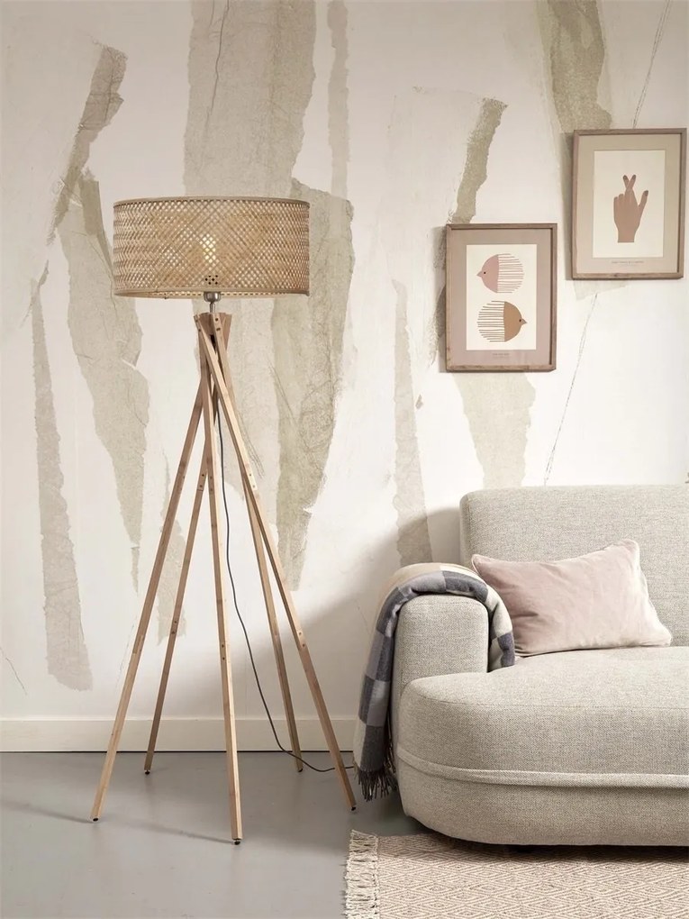 Lampadar eco din bambus Java 5-legs nat/50x22, nat