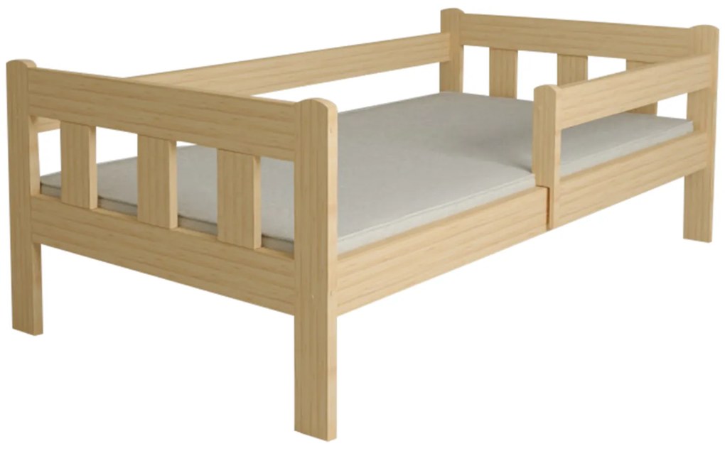 Pat pentru copii NESTY 90 x 200 cm, pin Saltea: Saltea Somnia 18 cm, Somiera: fara somiera