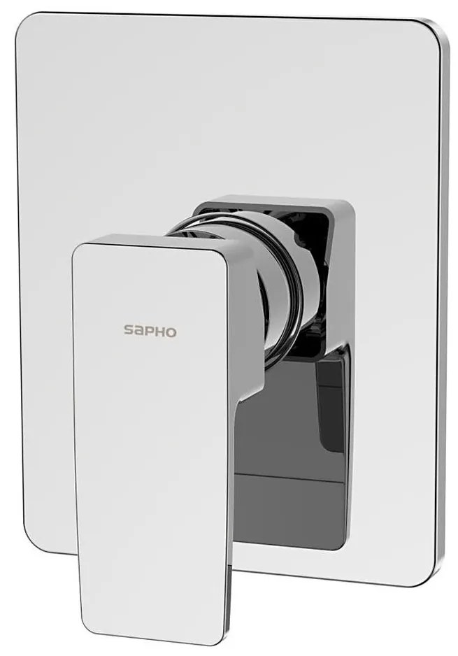 Sapho - Baterie de duș încastrată TURSI, crom lucios