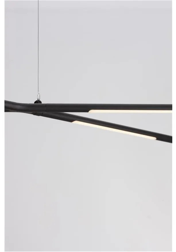 Lustra LED suspendata design modern RACCIO negru