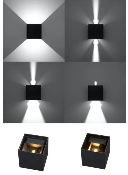 Aplică perete exterior LED LUCA LED/6W/230V IP54