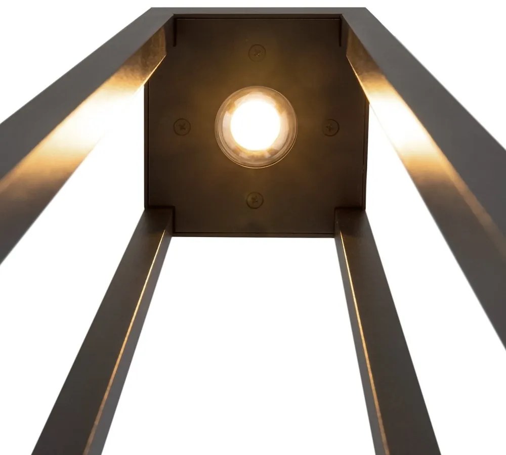 Stalp LED pentru iluminat exterior IP65 Elbe grafit H-100cm