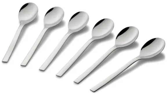 WMF NUOVA - Set de 6 lingurițe de cafea, lungi