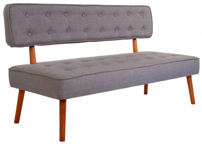Canapea 2 Locuri, Lemn Solid, Westwood Loveseat, Gri