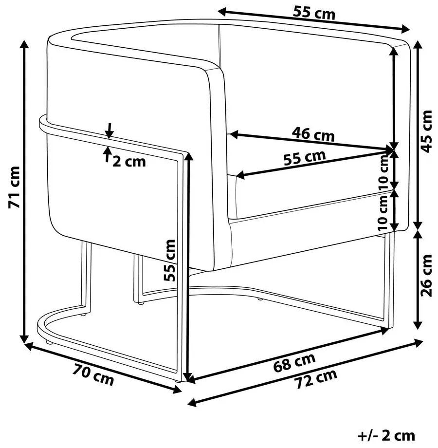 Fotoliu Sallvia (bej) . 1075928
